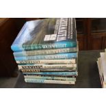 Ten copies of Fell Walking with Wainwright and seven other Wainwright volumes