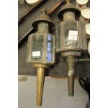 Pair of carriage lamps