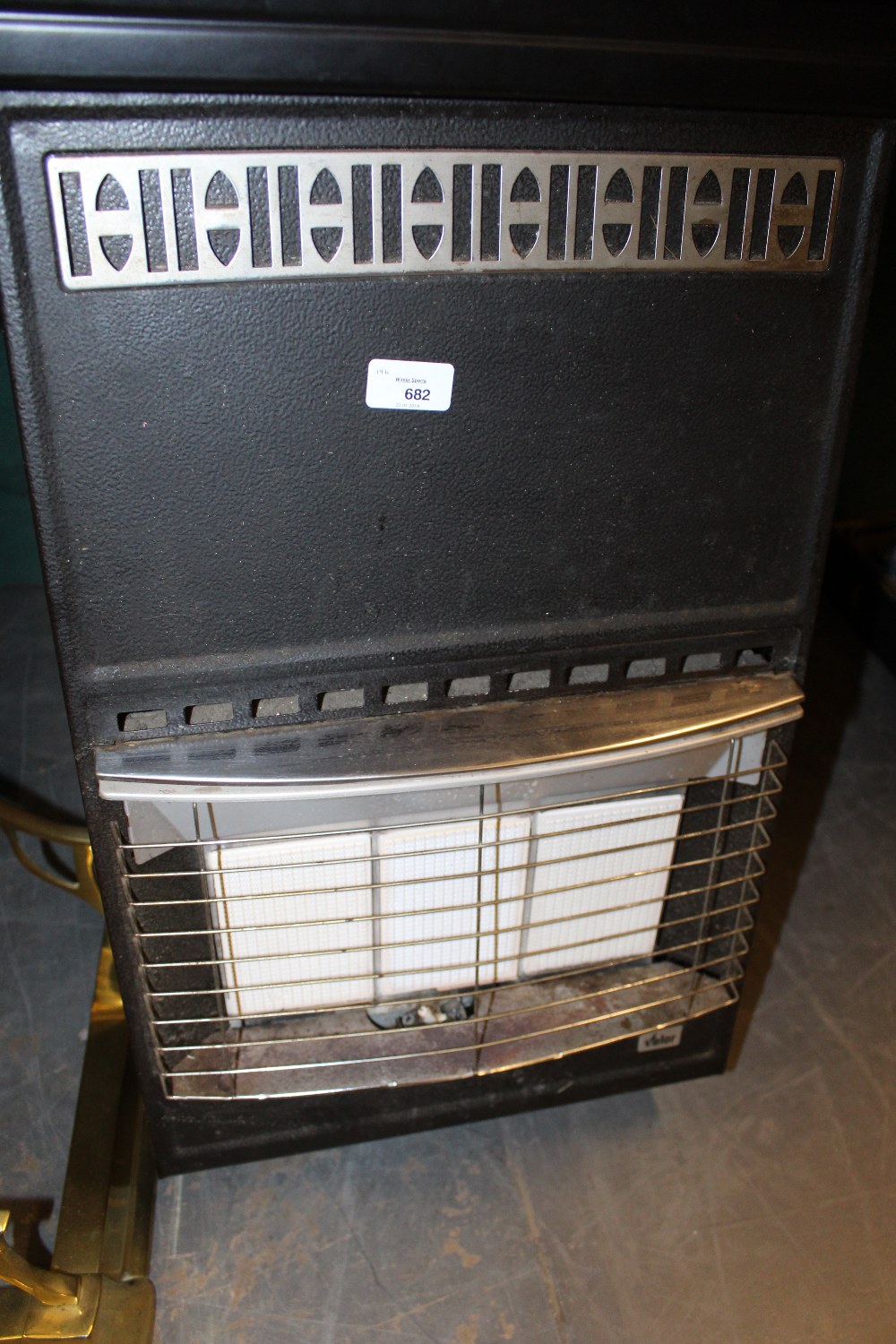 Valor Gas Heater and empty bottle