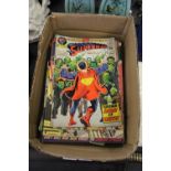 Box of Superman and Fantastic comics