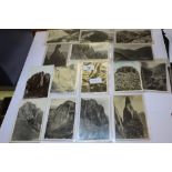 Collection of twenty early 20th Century Lake District Mountaineering related postcards including