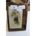 Silver photograph frame