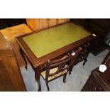 Edwardian desk and chair