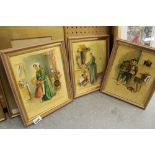 3 framed oils by Eleanor G Leech