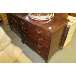 George III oak 2/3 chest