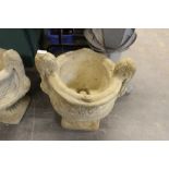 Pair of two-handled urns