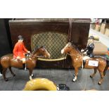 2 Beswick Huntsmen figures A/F