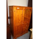 Small pine wardrobe