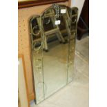 Bevelled edge mirror