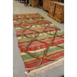 Small Moroccan tribal rug
