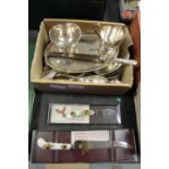 Kings pattern cutlery, Royal Albert etc