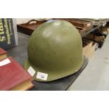 WWII GI's helmet