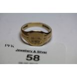 9ct gold signet ring 2.5g