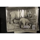 28 Henry Moore sheep prints 1980