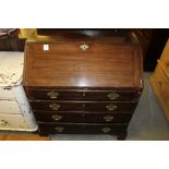 19th Century mahogany bureau