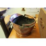 Copper coal/log bucket