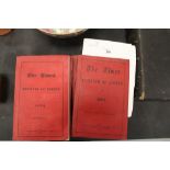 8 Vols - Times Register of Events 1878 - c. 1887