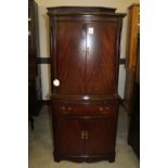 Mahogany cocktail cabinet