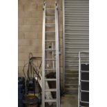 3 stage aluminium ladders