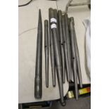 Various organ pipes - block tin/lead
