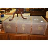 Large travel trunk