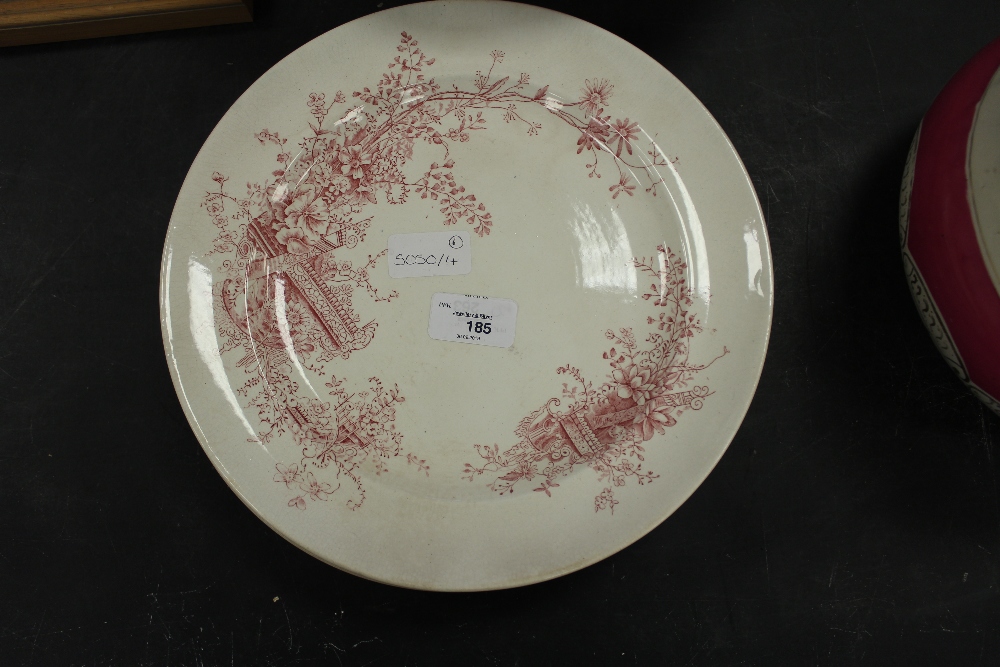 Edge, Malkin & Co set of 6 dinner plates in the Albany design with 1891-1903 trademark
