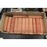 13 vols from the Biographical Edition of the works of William Makepeace Thackeray, each volume