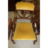 Inlaid Edwardian chair