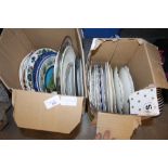 Collection of Wall & Cabinet Plates - 2 Boxes