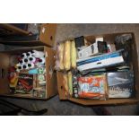 2 boxes of car care items