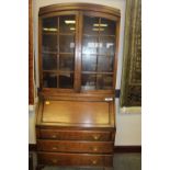 Oak bureau bookcase