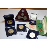 Hospitaller Order of St John of God medallion and others and coins