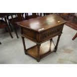 Priory oak type credence table