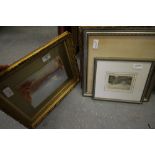 Claude Rowbotham Engraving and Selection of Prints & Watercolours