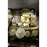 Box of Jugs & Silver-plated Bowls