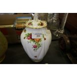 Royal Albert Country Roses Lidded Vase