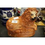 Staffs pottery lion