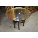 Brass Tray on Stand