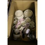 Box of Doulton Harvest Garland Dinner Service