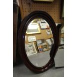 Oval Bevelled Mirror