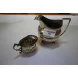 Silver Cream Jug & Silver Milk Jug 169g total