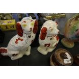 Pair of Staffordshire dogs