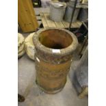 Salt glazed chimney pot