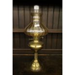 Brass oil lamp