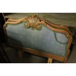 pair padded French head boards