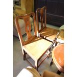 2 Country Elm Chairs