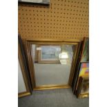 Square Gilt Framed Mirror