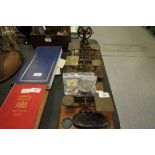 Postal scales, weights, etc. (5)