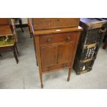 Inlaid mahogany cabinet