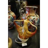 Wade style figural lamp (af)